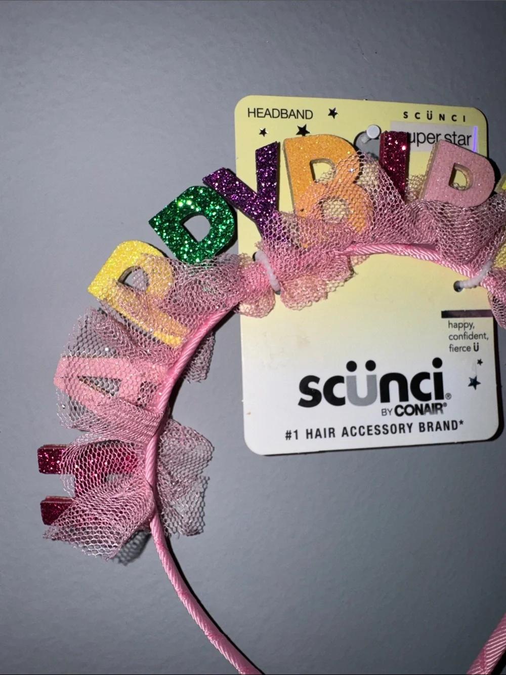 scunci pink happy